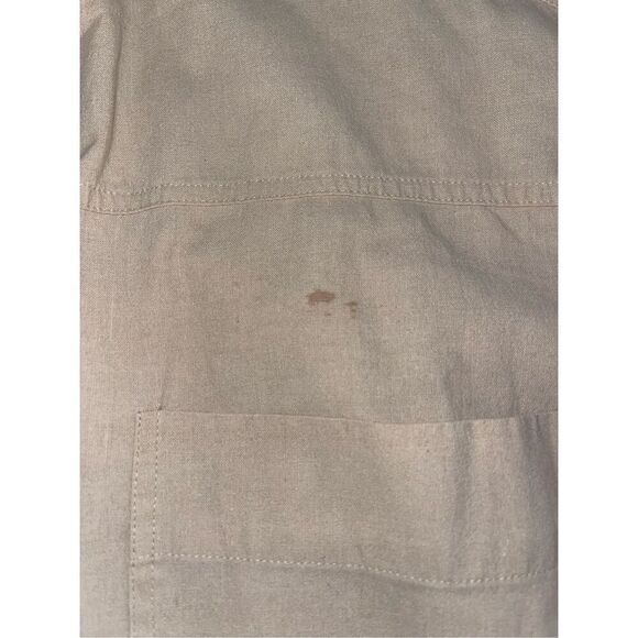 Vtg Gitano Men’s Shirt Sleeve Button‎ Up Shirt Size L Aviator Airborne A21 - Picture 4 of 7